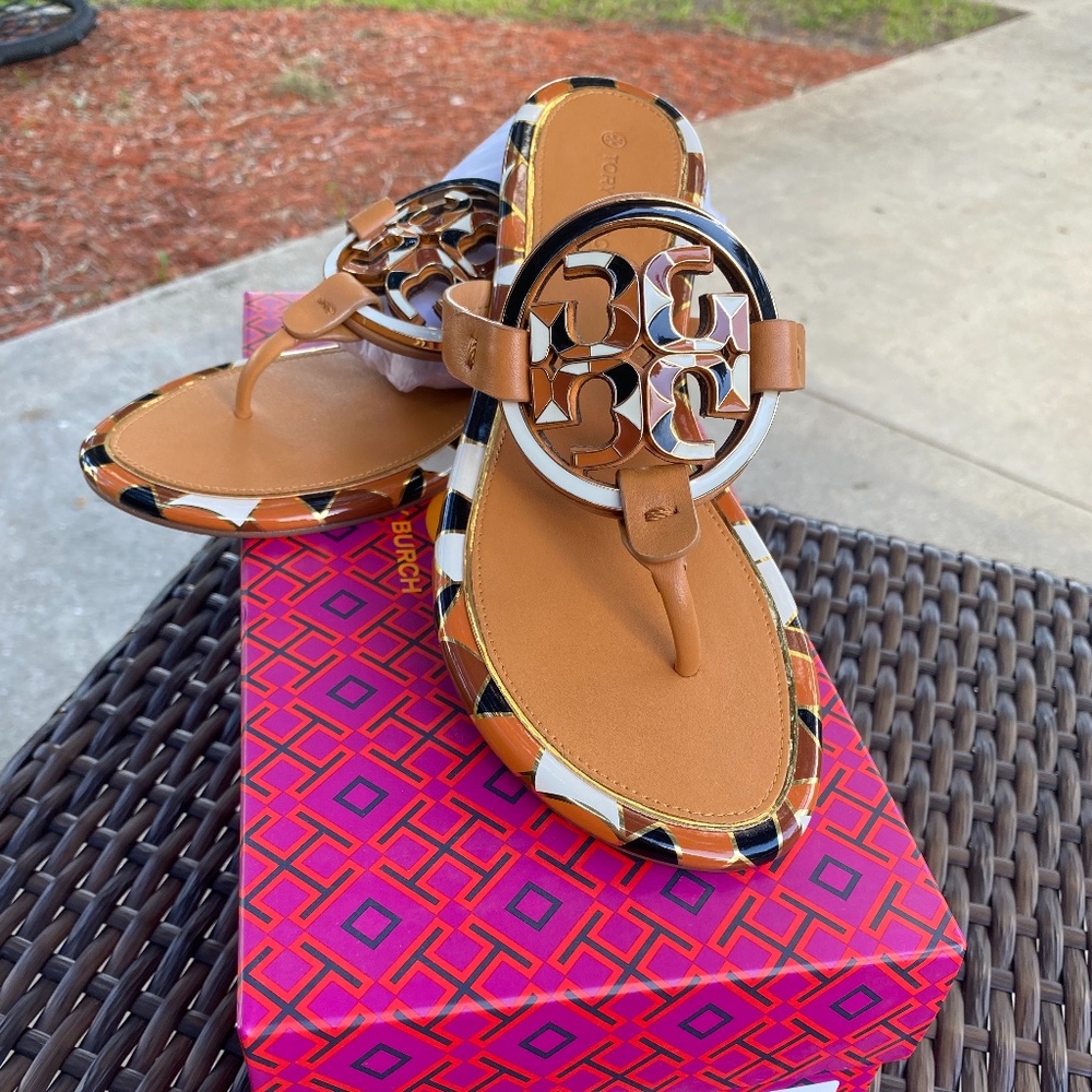Tory Burch Miller sandal Elba Camello